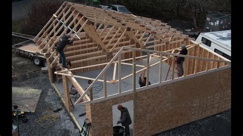 steel framing salt box|saltbox roof installation.